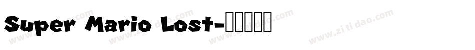 Super Mario Lost字体转换